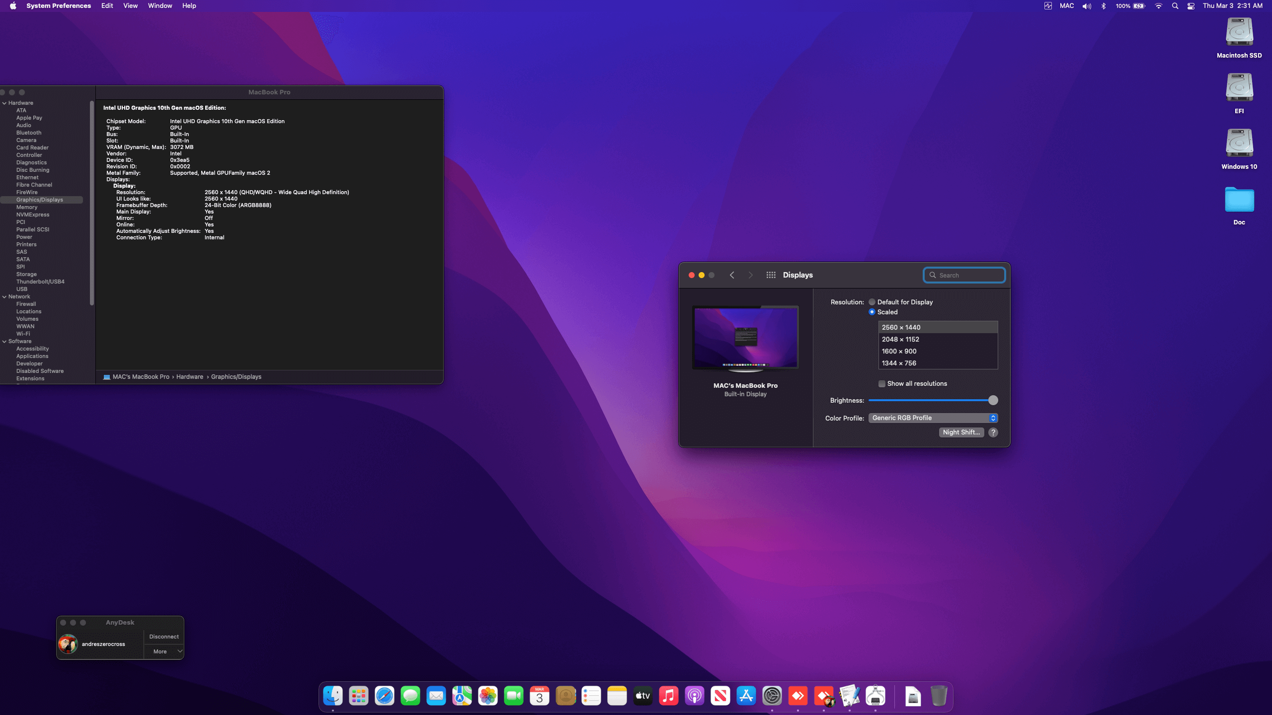 Lenovo Thinkpad X1 Yoga 4Th Gen [CometLake   Intel UHD 630 + I2C]   OpenCore 3